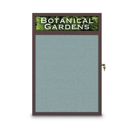 United Visual Products Open Faced Traditional Corkboard, 60x48" UV644A-SATIN-FORBO